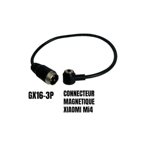 Adaptateur chargeur GX16 3Pins Male Connecteur magnetique Xiaomi mi4 - Excellent Accessoires par Universel - Seulement €9.99! Acheter maintenant sur Nexyo.fr