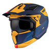 Casque Trial MT Helmets STREETFIGHTER SV (ECE 22.06) - Bleu / Jaune Mat
