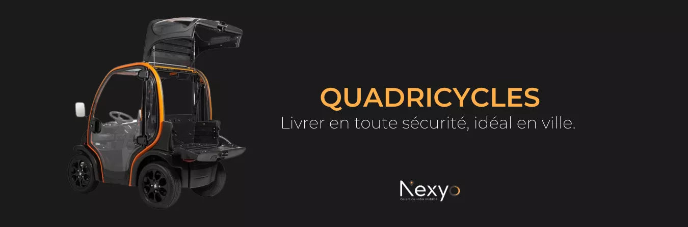 Quadricycles professionnels - Solutions Business - Nexyo.fr