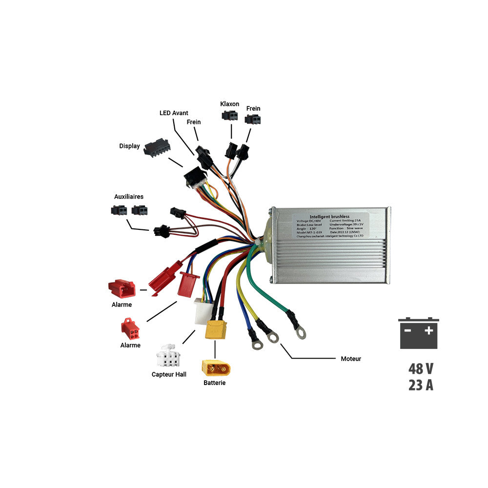 Kit controleur display câble Liviae 48v 23A - Excellent Pièces détachées par Universel - Seulement €119! Acheter maintenant sur Nexyo.fr