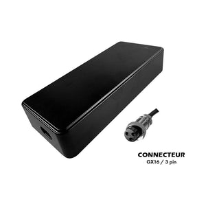 Chargeur trottinette électrique 48V 54.6V / 2A ou 4A (connecteur GX16-3P) - Excellent Accessoires par Universel - Seulement €44.99! Acheter maintenant sur Nexyo.fr