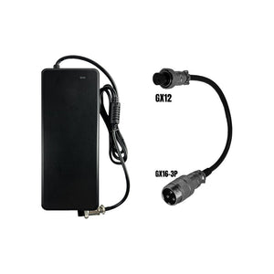 Pack chargeur trottinette électrique 48V 54.6V / 2A (connecteur GX12-3P) pour Augment ES210 - Excellent Accessoires par Universel - Seulement €39.99! Acheter maintenant sur Nexyo.fr