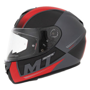 Casque Integral MT Rapide Overtake Gris/rouge mat - Excellent Accessoires par Mt Helmets - Seulement €104.99! Acheter maintenant sur Nexyo.fr