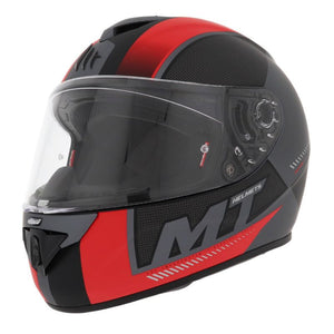 Casque Integral MT Rapide Overtake Gris/rouge mat - Excellent Accessoires par Mt Helmets - Seulement €104.99! Acheter maintenant sur Nexyo.fr