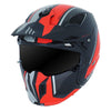 Casque Trial MT Helmets STREETFIGHTER SV Twin - Noir/Rouge Mat