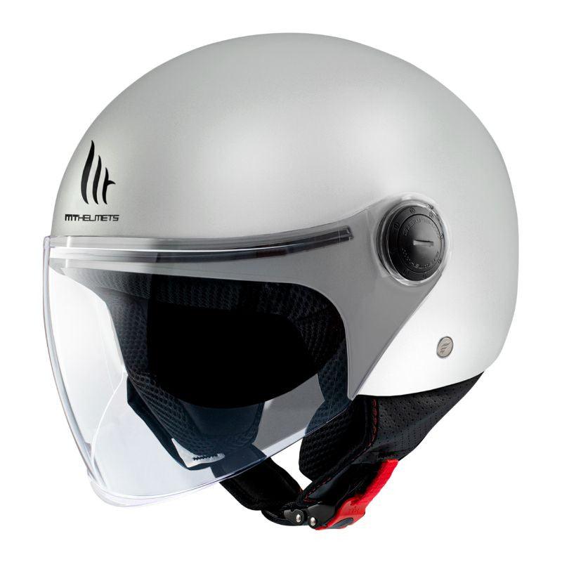 Casque Jet MT HELMETS STREET Uni Blanc Brillant - Excellent Accessoires par Mt Helmets - Seulement €49.99! Acheter maintenant sur Nexyo.fr