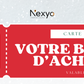 Carte-cadeau à valoir sur nexyo.fr - Excellent  par Nexyo.fr - Seulement €10! Acheter maintenant sur Nexyo.fr