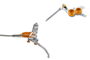 Freins Hope Tech 4 V4 - No Rotor - Silver/Orange - Excellent Pièces détachées par Hope - Seulement €259.99! Acheter maintenant sur Nexyo.fr