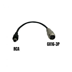 Adaptateur chargeur tous modèles (GX16 3Pins Male-RCA Connecteur)