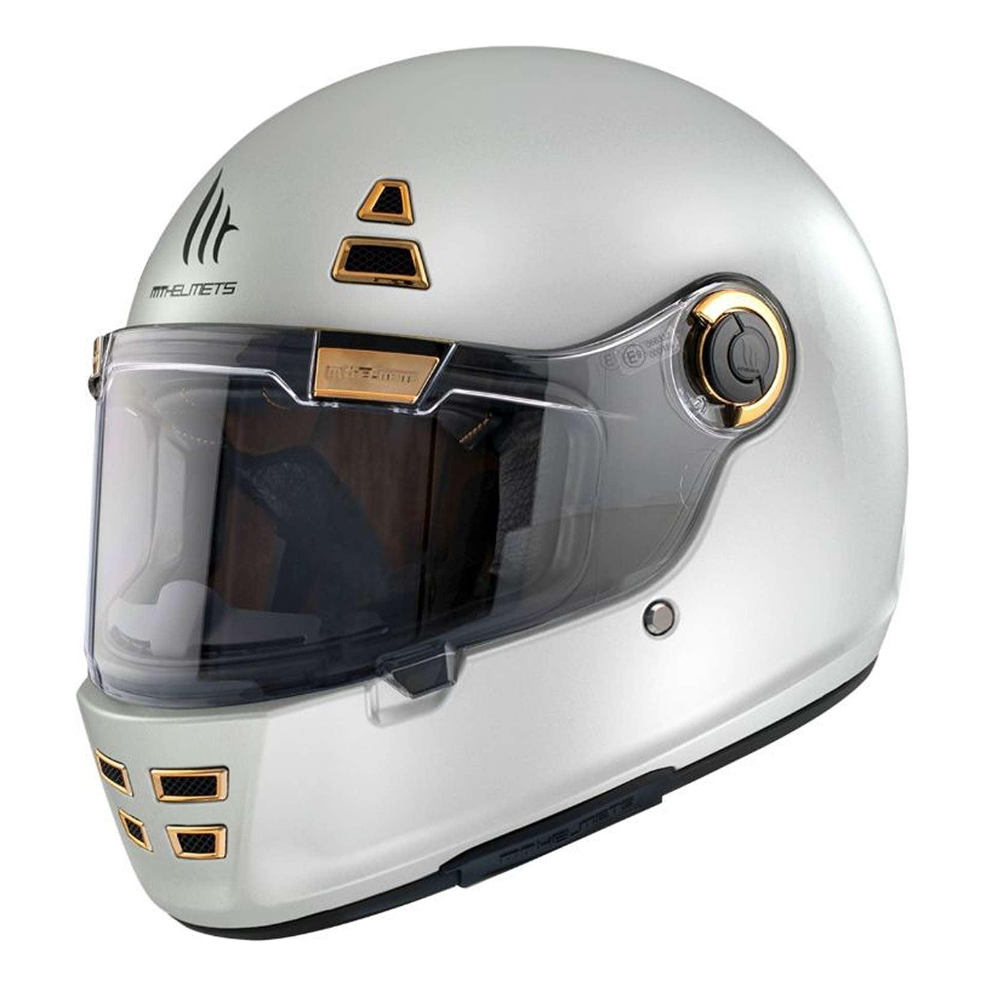 Casque Integral MT JARAMA 68TH C1 Blanc Nacré - Excellent Accessoires par Mt Helmets - Seulement €114.99! Acheter maintenant sur Nexyo.fr