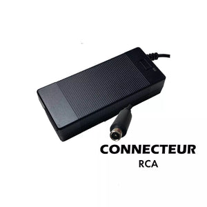 Pack chargeur trottinette électrique 36V 42V / 2A (connecteur RCA) - Excellent Accessoires par Universel - Seulement €29.99! Acheter maintenant sur Nexyo.fr