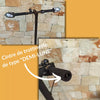 Rétroviseurs clignotants pour vélo & trottinette - Visaia Bike Qlïr - Avec adaptateur pour Xiaomi 'Poignées mousse 130mm lock-on'