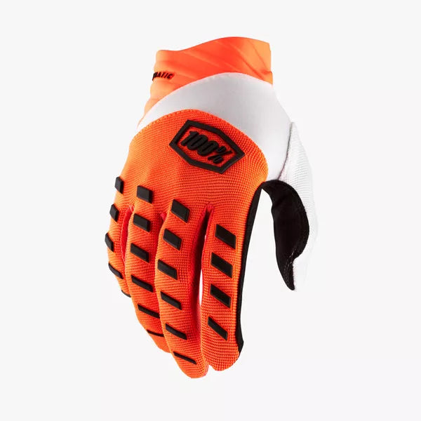 Gants 100 Percent - Airmatic Fluo Orange - Nexyo.fr