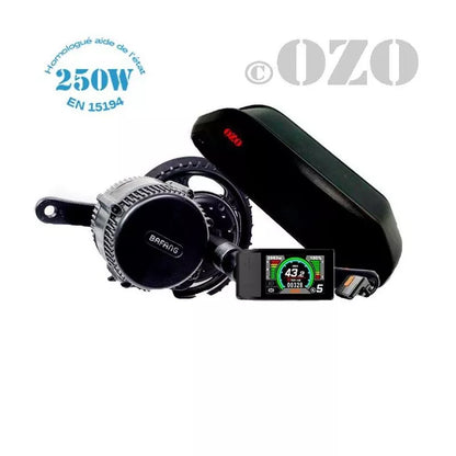 Kit Moteur Pedalier Ozo - 250W Ville Vtc Route BBS01 (Batterie Cadre 36v) - Excellent Accessoires par Ozo Electric - Seulement €1273.80! Acheter maintenant sur Nexyo.fr