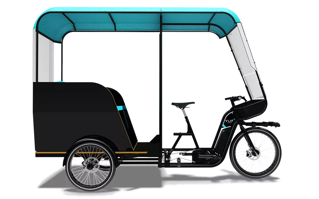 Triporteur VUF Taxi (transport de 1 à 2 personnes) - Excellent Vélo cargo par Vuf - Seulement €14802! Acheter maintenant sur Nexyo.fr