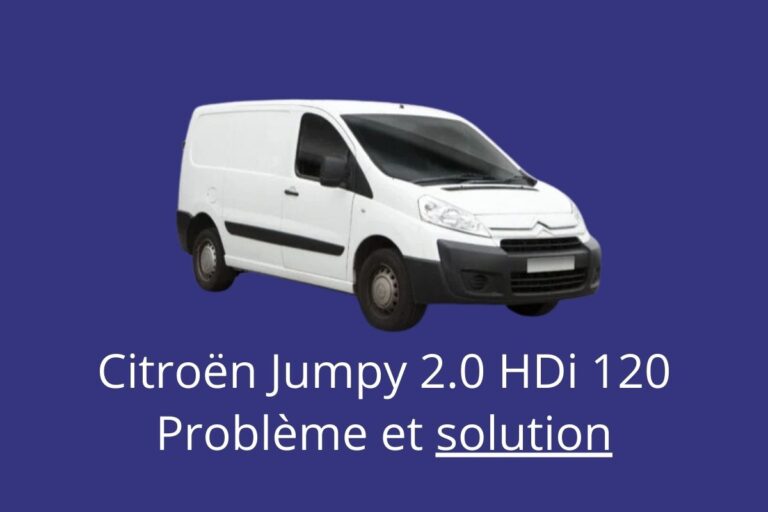 citroen jumpy 2.0 hdi 120 problème